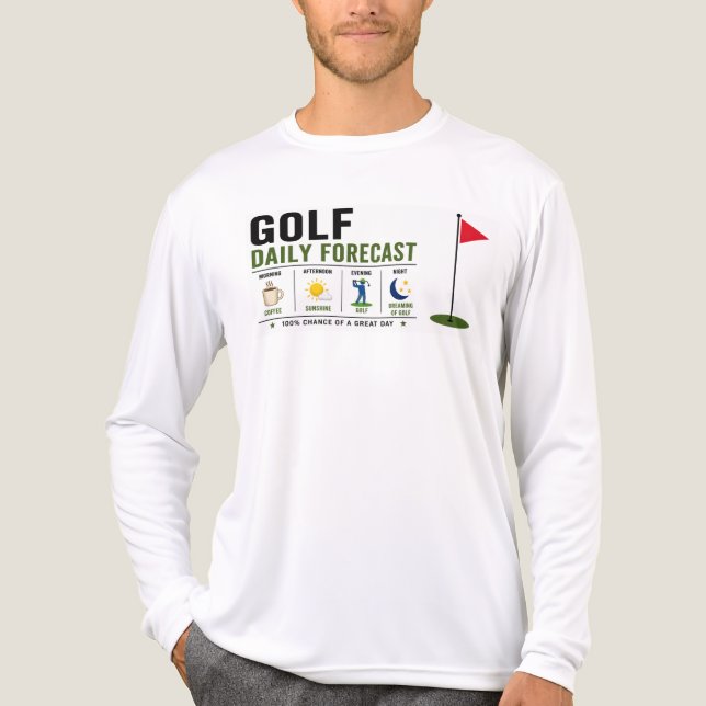 Golf Alltag Tri-Blend Shirt (Vorderseite)