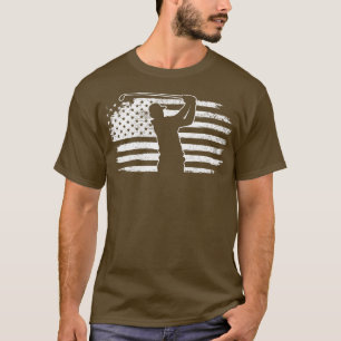 Golf American Flag T-Shirt