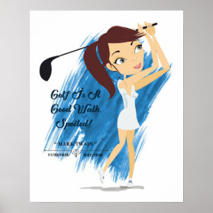 Golf-Angebot Poster