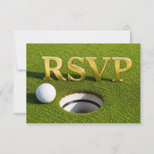 Golf-Antwortkarte RSVP Golf-Hochzeits-RSVP-Postkar Karte