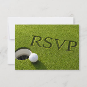 Golf-Antwortkarte RSVP Golf-Hochzeits-RSVP-Postkar Karte