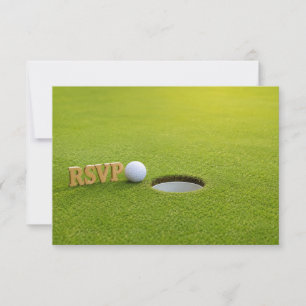 Golf-Antwortkarte RSVP Golf-Hochzeits-RSVP-Postkar Karte