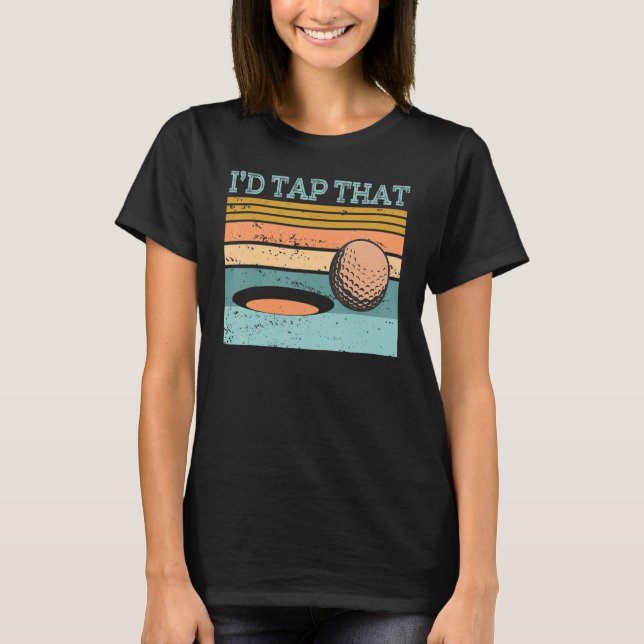 Golf-Apparel, den ich Gestochen hatte, das Golfspi T-Shirt (Vorderseite)