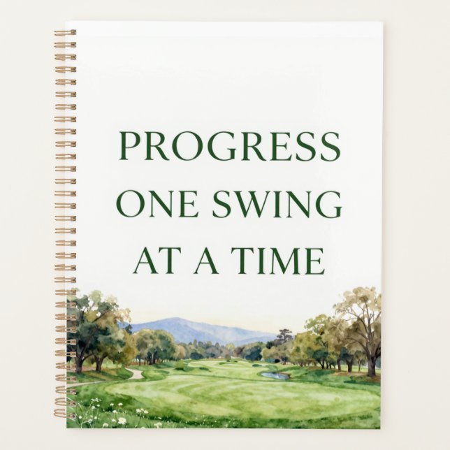 Golf-Aquarell-Hängeregister  Planer (Vorderseite)