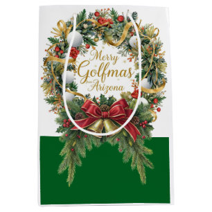 Golf Arizona Weihnachtskranz für Golfer Mittlere Geschenktüte
