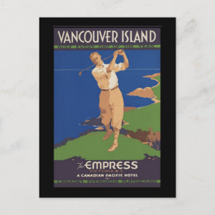 Golf auf Vancouver Island an jedem Tag des Jahres Postkarte