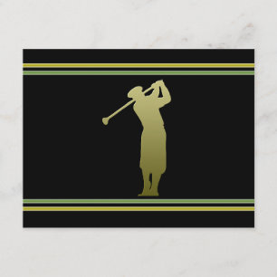 Golf-Ausflug-Party Einladung