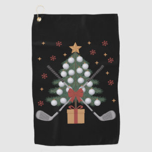 Golf-Ausrüstung Weihnachtsbaum Weihnachten Golf Golfhandtuch