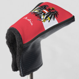 Golf Austria & Austrian Flag / Golf Clubs Abdeckun Headcover