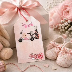 Golf Baby Mädchen Baby Shower Geschenktasche Desig Geschenkanhänger