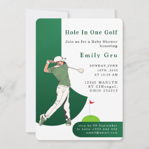 Golf-Baby-Party-Einladung Einladung