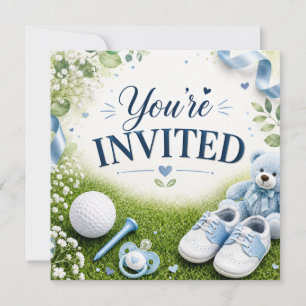 Golf-Baby-Shower-Einladung Einladung
