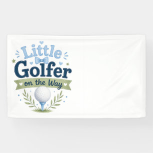 Golf-Baby-Shower für einen Jungen mit Golfball  Banner