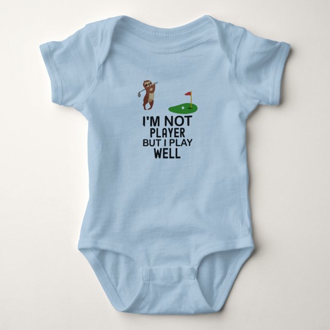 Golf Baby Strampler (Vorderseite)