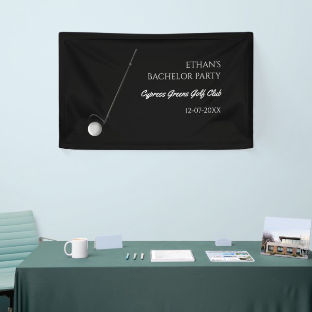 Golf Bachelor Party - Golftrip Classic Stilvoll Banner (Messeveranstaltung)