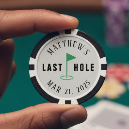 Golf Bachelor Party Letztes Loch Pokerchips