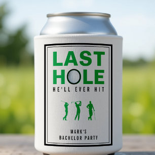 Golf Bachelor Party Letztes Loch wird er jemals tr Dosenkühler