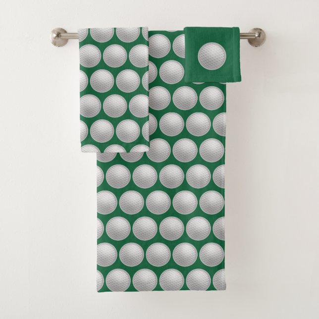 Golf-Badehandtücher-Set Geschenk Badhandtuch Set (Insitu)