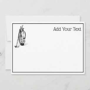 Golf Bag Golf Clubs Black