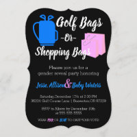 Golf Bags oder Shopping Bags Gender-Umfrage einlad