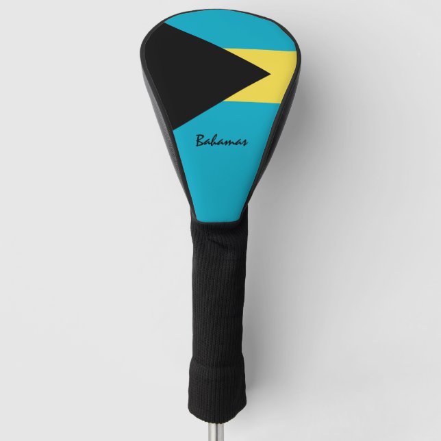 Golf Bahamas & Bahamas Flag / Golf Clubs Abdeckung Golf Headcover (Vorderseite)
