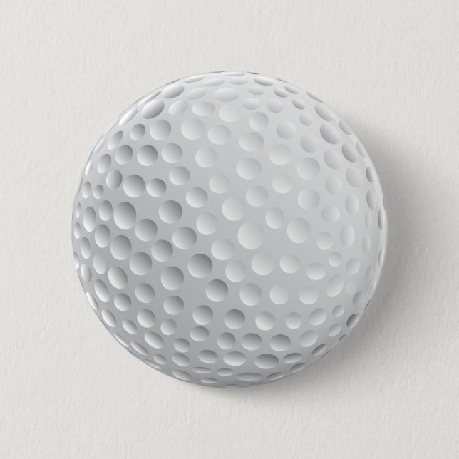 golf_Ball2 WHITE GOLF BALL SPORTARTEN GRAFIKVECTOR Button (Vorderseite)
