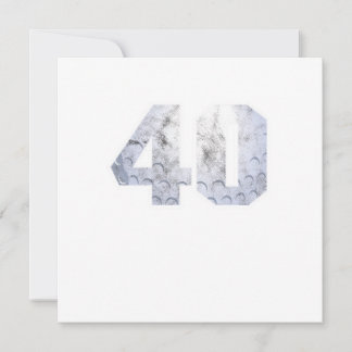 Golf Ball 40 th Birthday Celebration Sport Gift Einladung