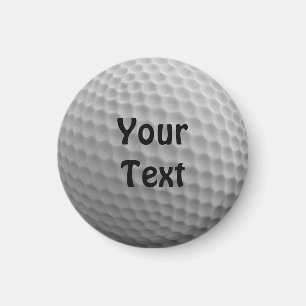 Golf Ball - Anpassen der Farbe des Schriftartes Magnet