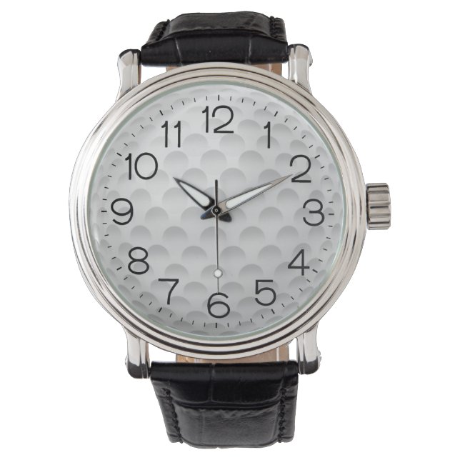 Golf Ball Armbanduhr (Vorderseite)