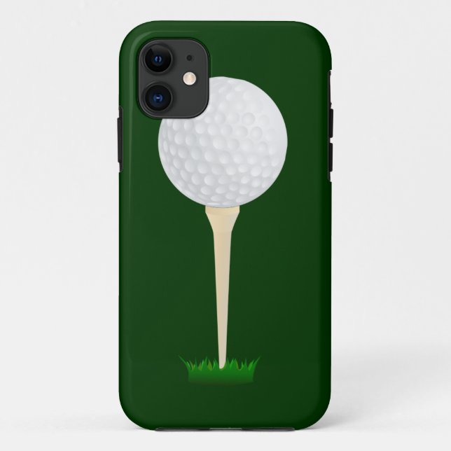 Golf Ball auf einem T-Shirt Case-Mate iPhone Hülle (Rückseite)