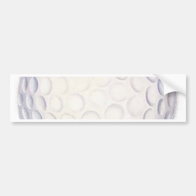 Golf Ball Autoaufkleber (Vorne)