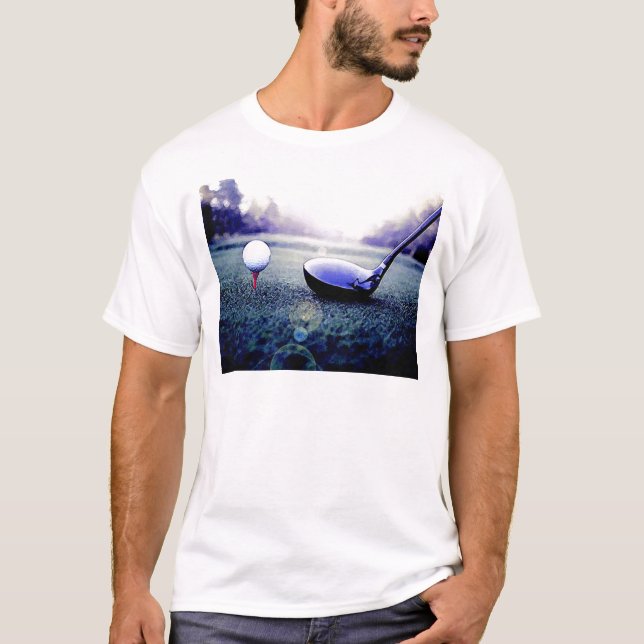 Golf Ball & Bat T-Shirt (Vorderseite)