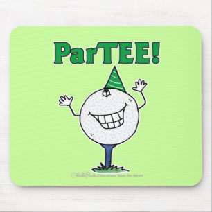 Golf Ball Charakter ParTEE! Mousepad