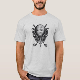 Golf Ball Clubs Golfer Golfplatz Turnier T-Shirt