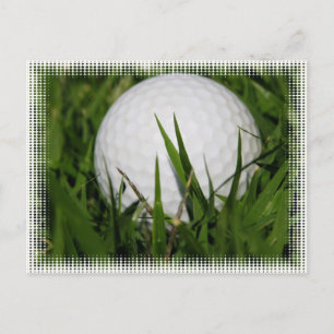 Golf Ball Design Postkarte