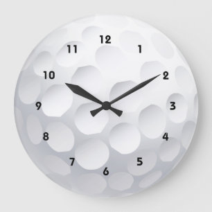 Golf Ball Design Wall Clock Große Wanduhr