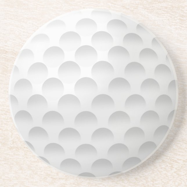 Golf Ball Dimple Design Getränkeuntersetzer (Vorne)