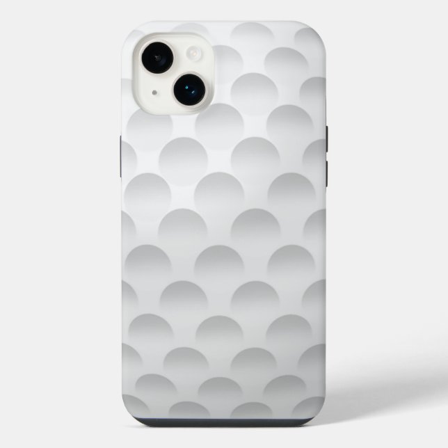 Golf Ball Dimple Design iPhone Hülle (Rückseite)