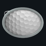 Golf Ball Dimples Ovale Gürtelschnalle<br><div class="desc">VIER! Dieses Bild des Golf Ball Dimples ist perfekt für jeden Golf Lover.</div>