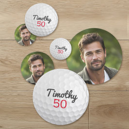 Golf Ball Geburtstagsparty 50. oder anderes Jahr F Konfetti