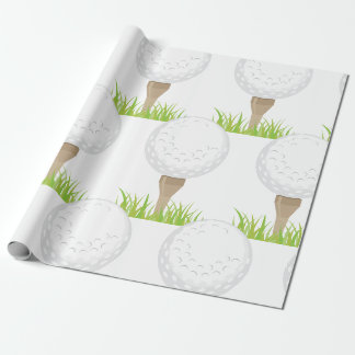 Golf Ball Geschenkpapier