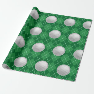 Golf Ball Geschenkpapier