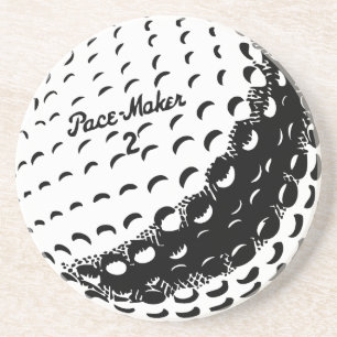 Golf Ball Getränkeuntersetzer