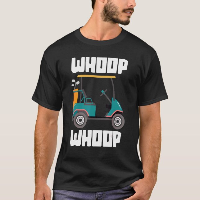 Golf Ball Golfer Spaß T-Shirt (Vorderseite)
