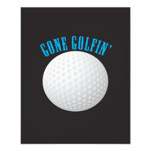 Golf Ball ⛳ 🎁 Golfspielen Fotodruck