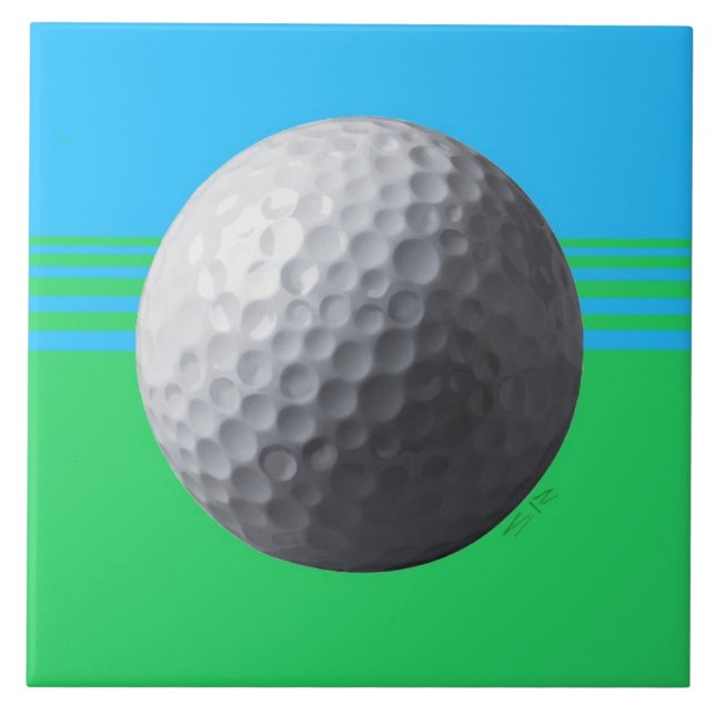 Golf Ball große Fliese (Vorderseite)