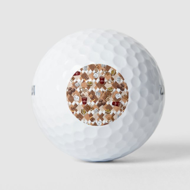 Golf Ball Hot Chocolate Marshmallows (Vorderseite)