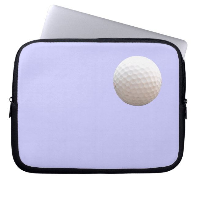 Golf Ball im Himmel Laptopschutzhülle (Vorderseite)