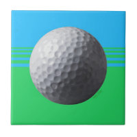 Golf Ball kleine Fliese