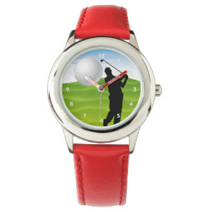 Golf Ball kommt bei Ihnen Armbanduhr